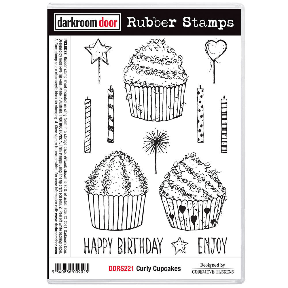 Darkroom Door Rubber Stamp Set