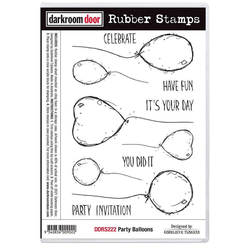 Darkroom Door Rubber Stamp Set