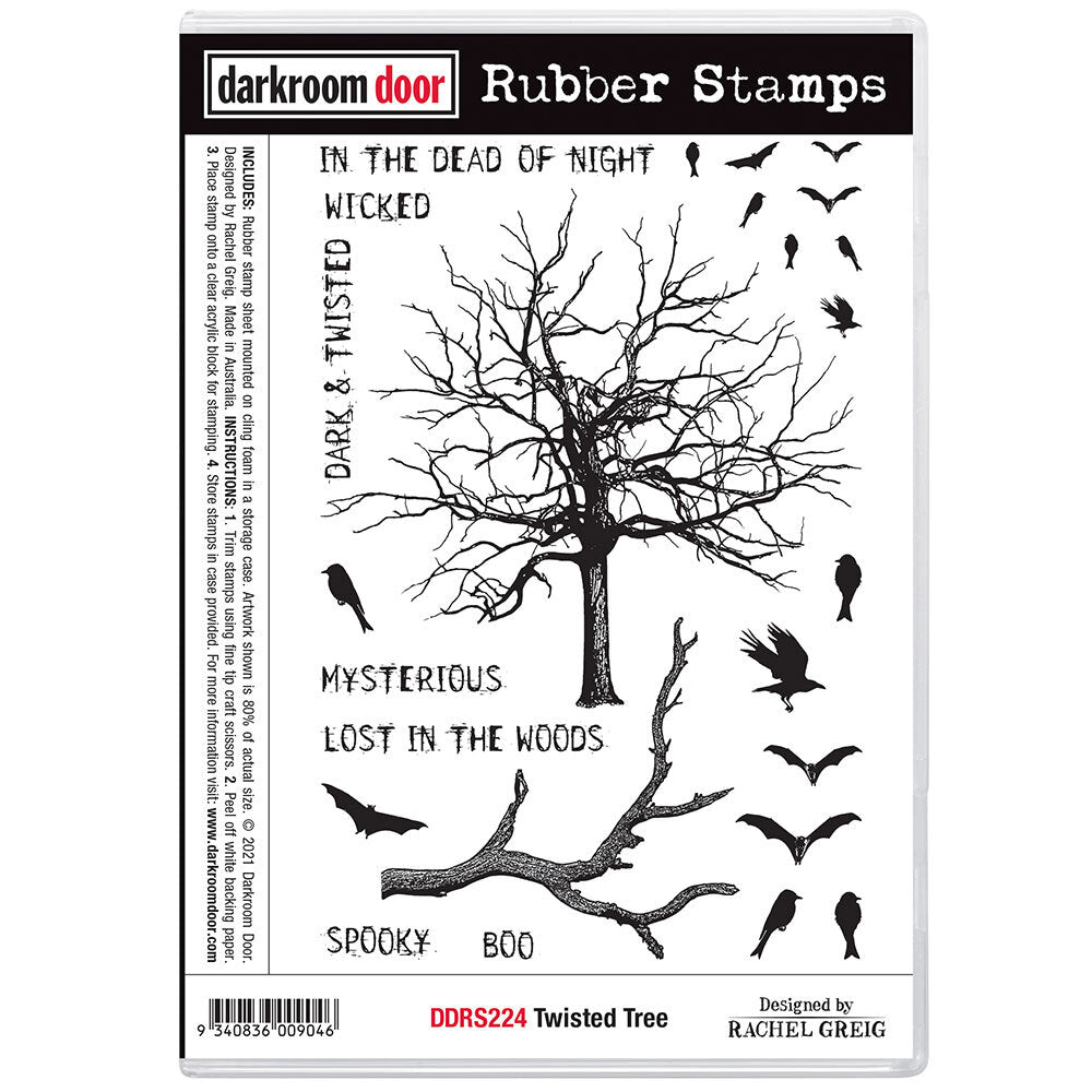 Darkroom Door Rubber Stamp Set