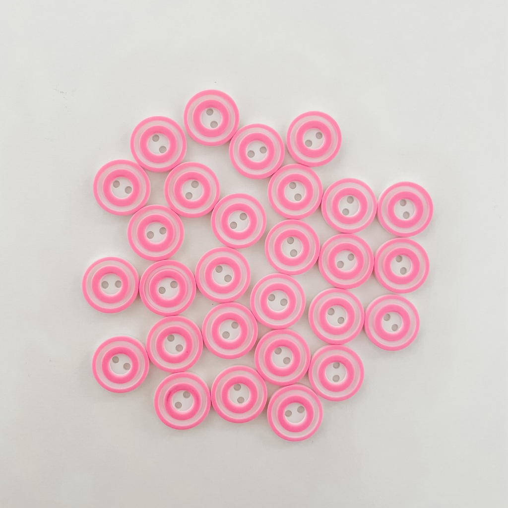 White button with bright border