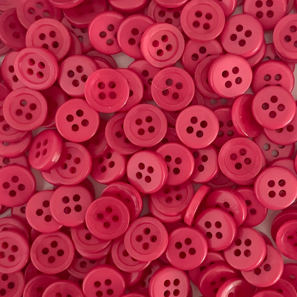 Plain Buttons 4 Holes - Small