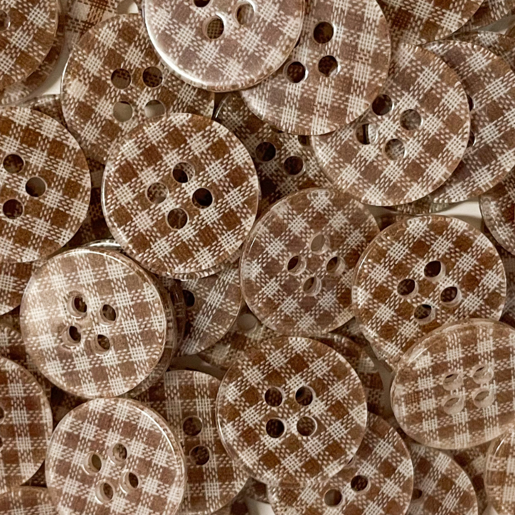 Gingham Buttons - Small