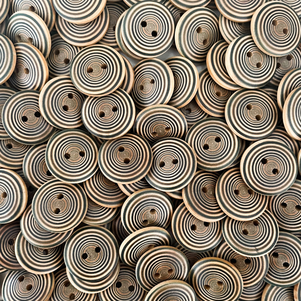 Wooden Printed Buttons - X Small