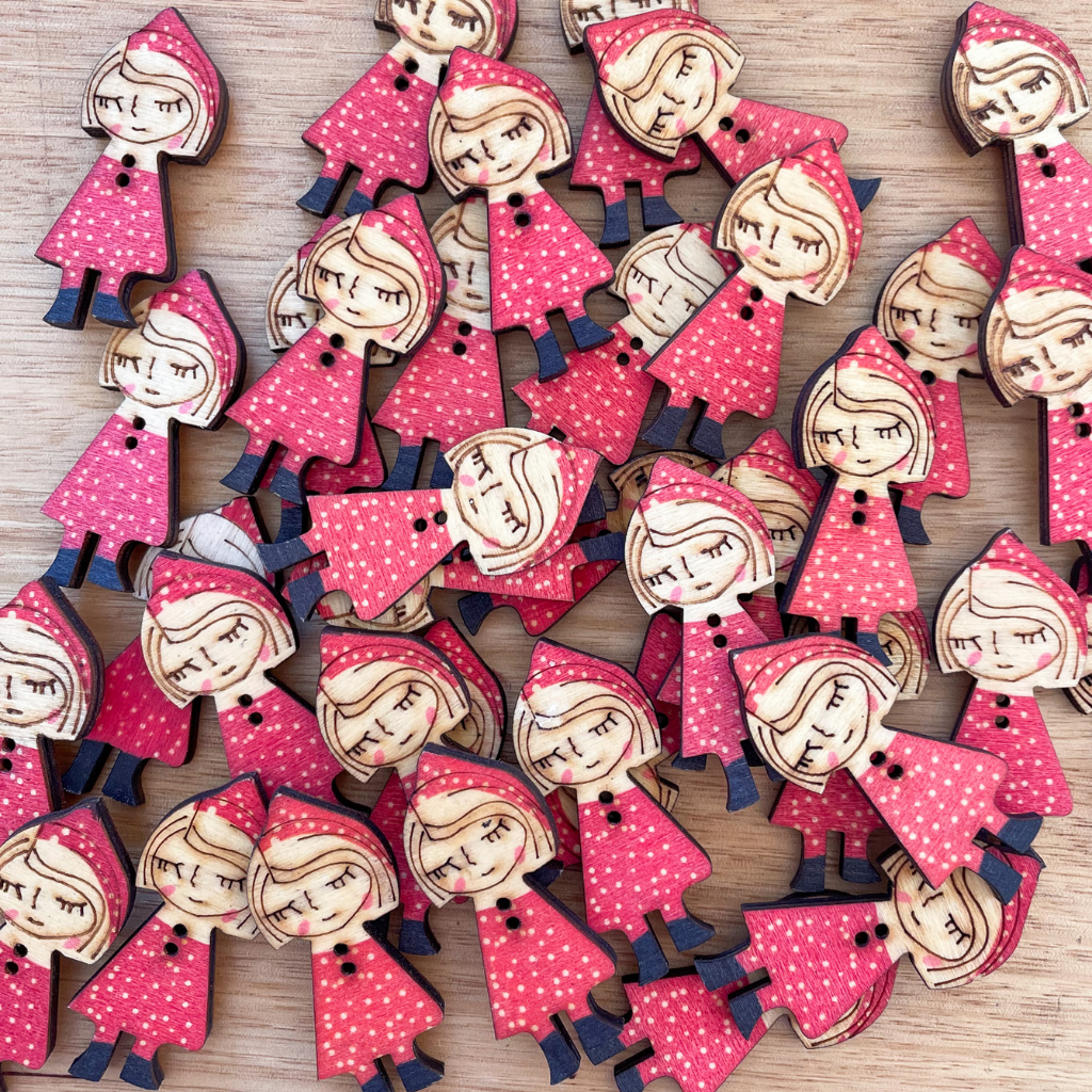 Cute Wooden Buttons
