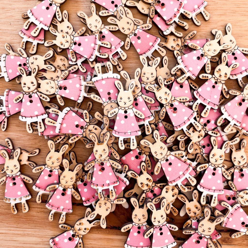 Cute Wooden Buttons