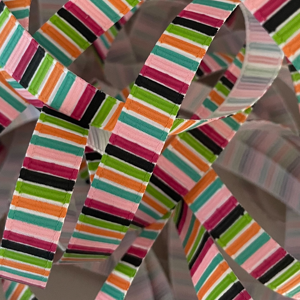 Striped Ribbon - Thin