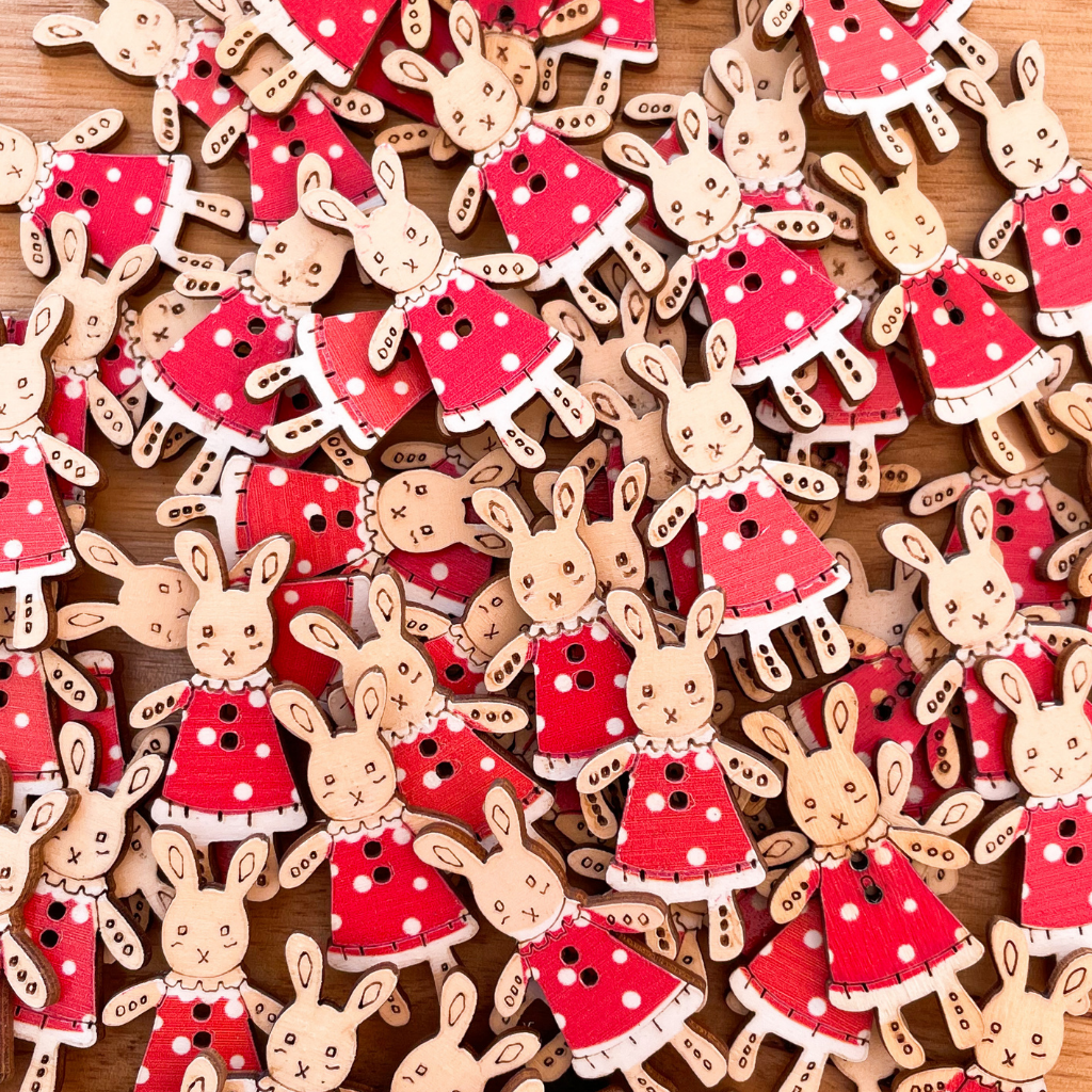 Cute Wooden Buttons