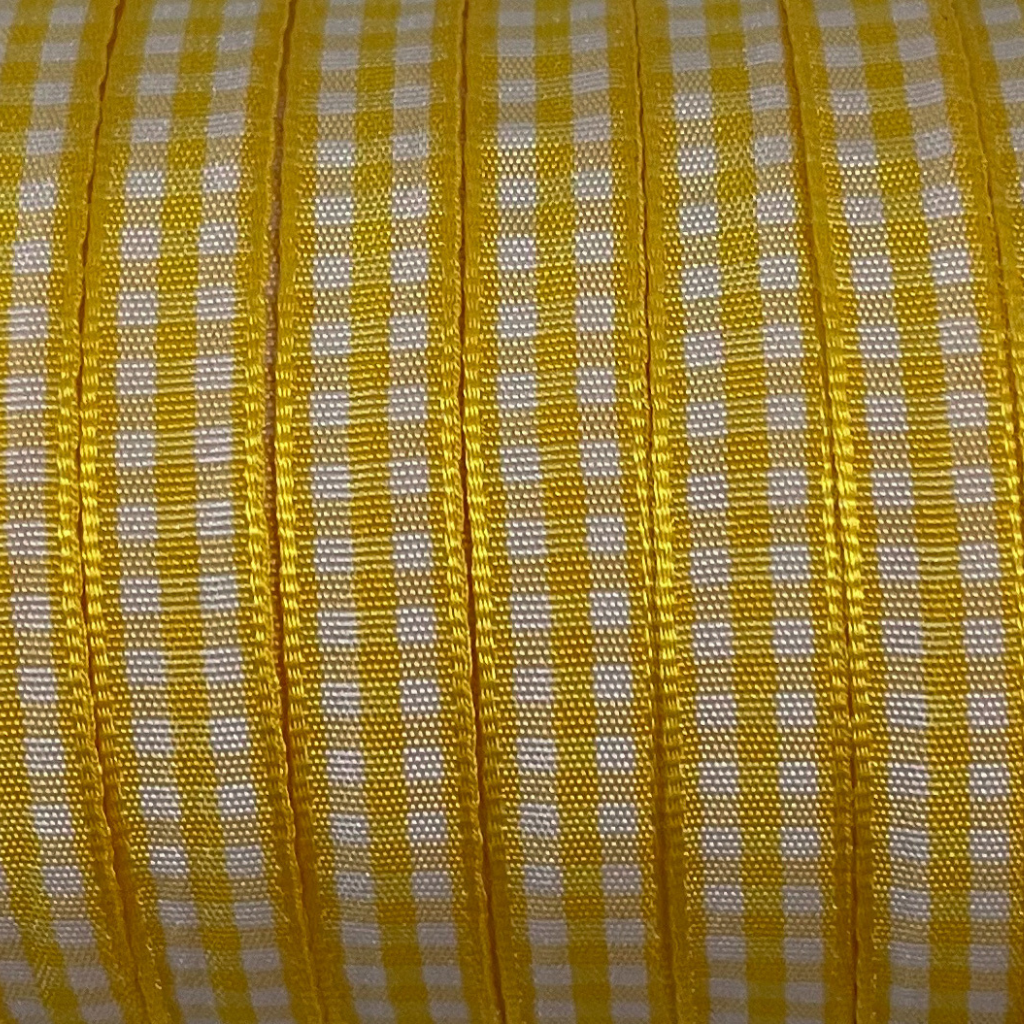 Gingham Ribbon - 1cm