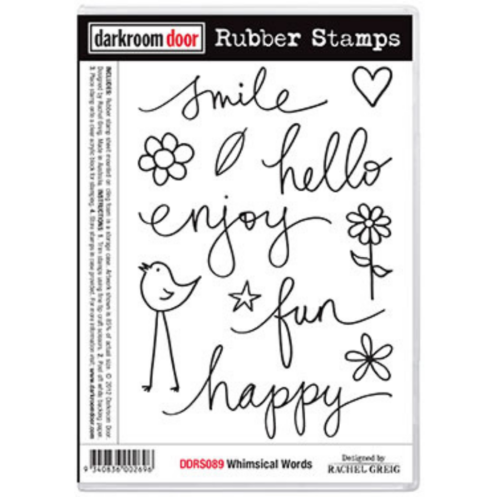 Darkroom Door Rubber Stamp Set