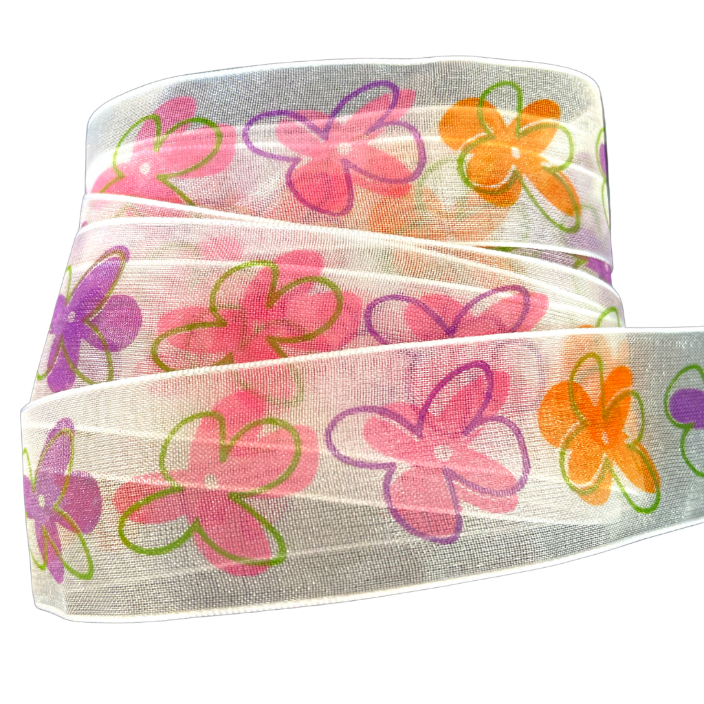 Organza Ribbon - Patterned