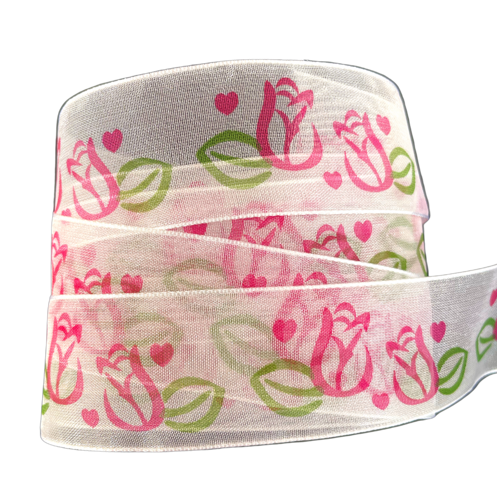 Organza Ribbon - Patterned